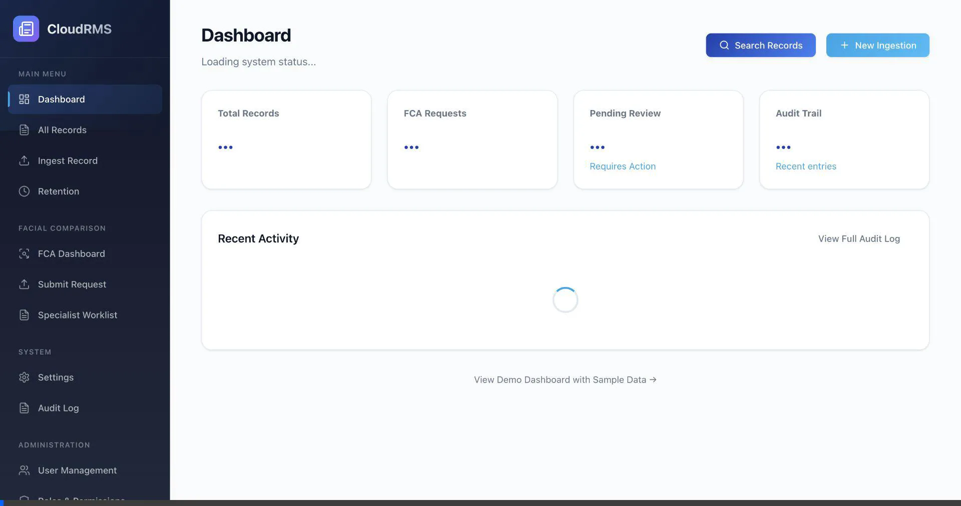 Record Management System Demo